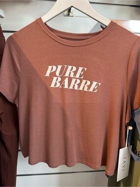 Tavi x Pure Barre Cropped Tee